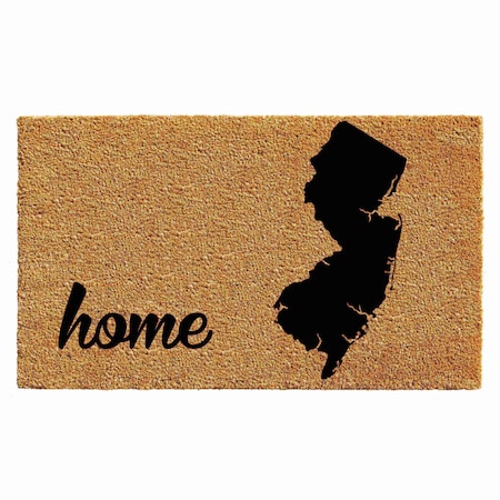 Calloway Mills Entrance Mat, Coir, Natural, Black 105341830